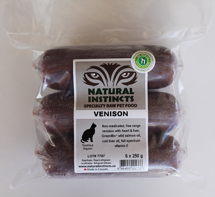 Natural wild venison cat sales food