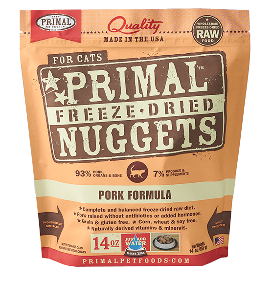 Primal nuggets best sale feeding guide