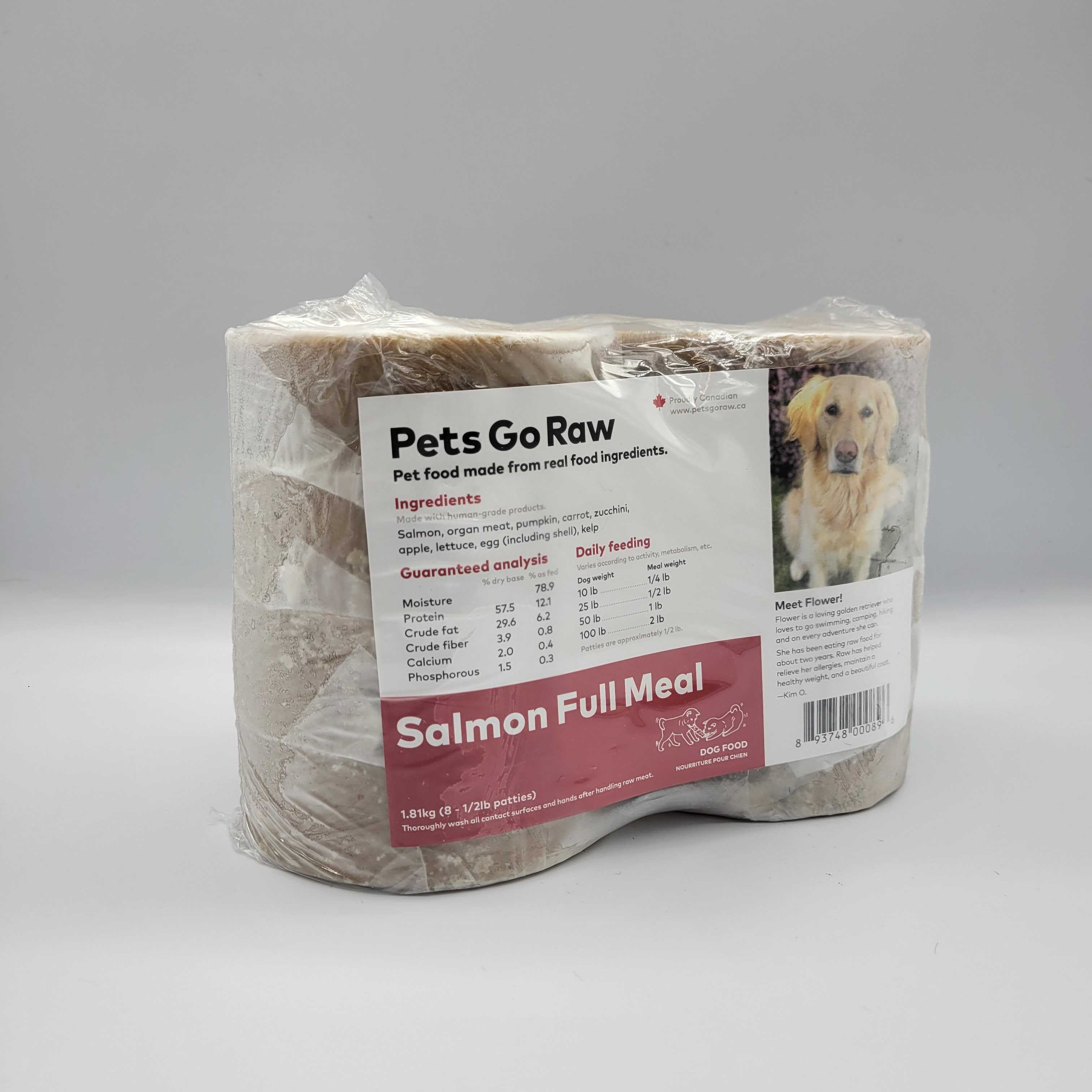 Dog sales raw salmon