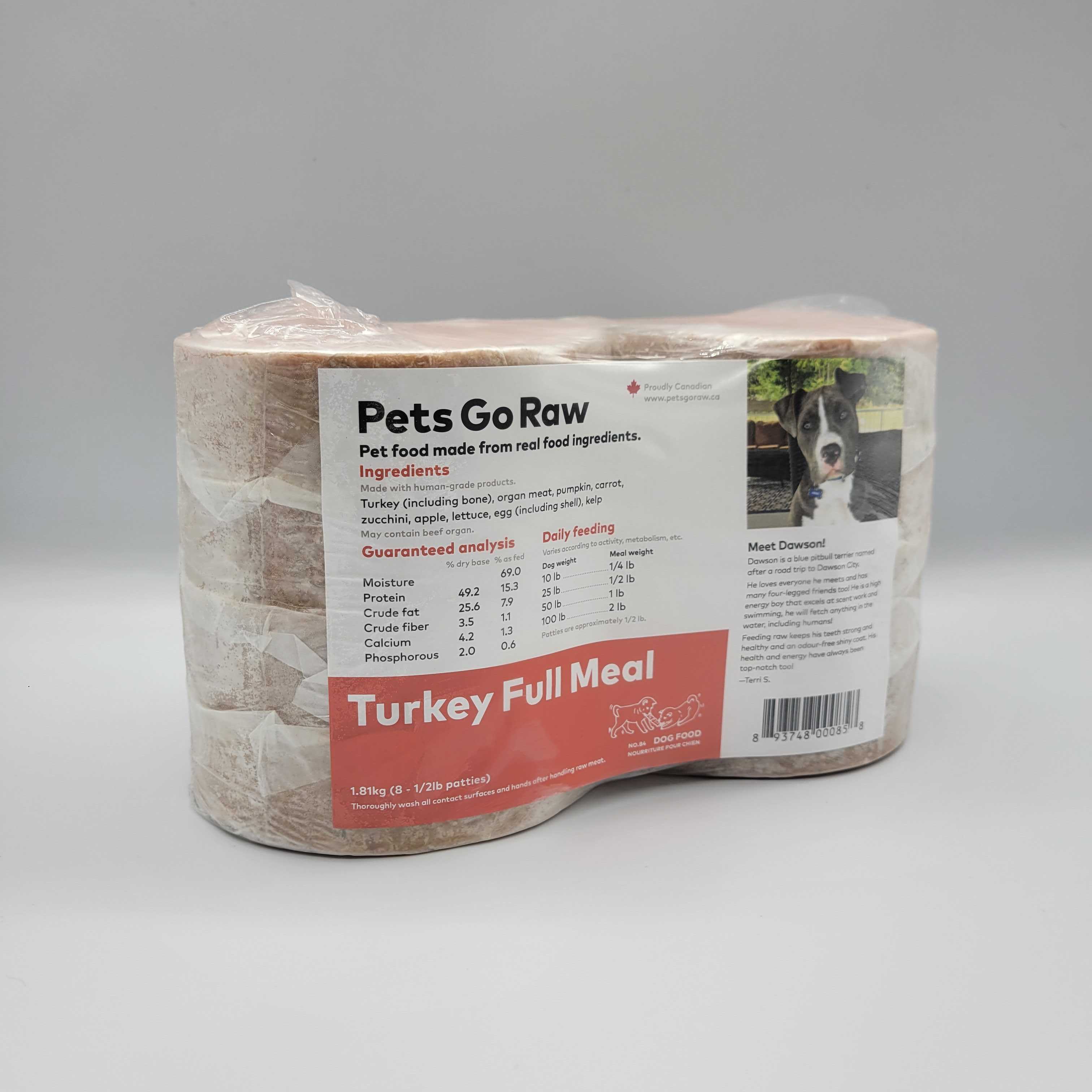 Pets go raw dog sale food