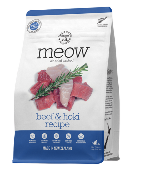 New Zealand Pet Food Co. Meow Air Dried Food Beef & Hoki *SPECIAL ORDER*