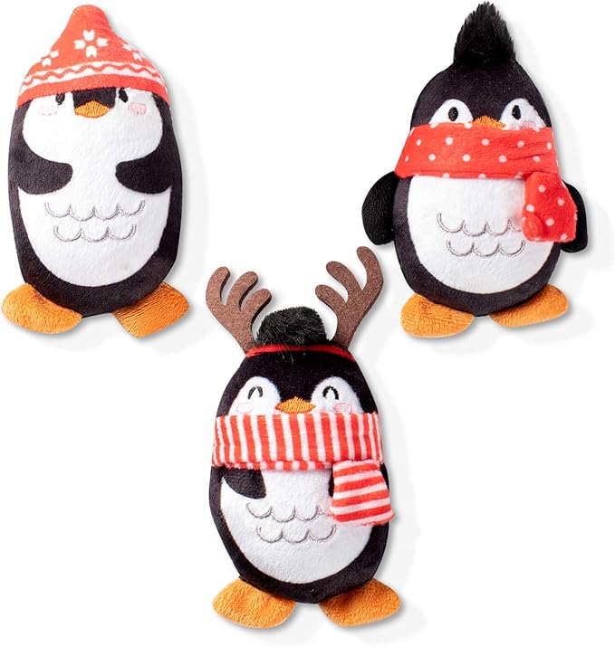 Fringe Dog Toy Holiday Chillin' Penguins