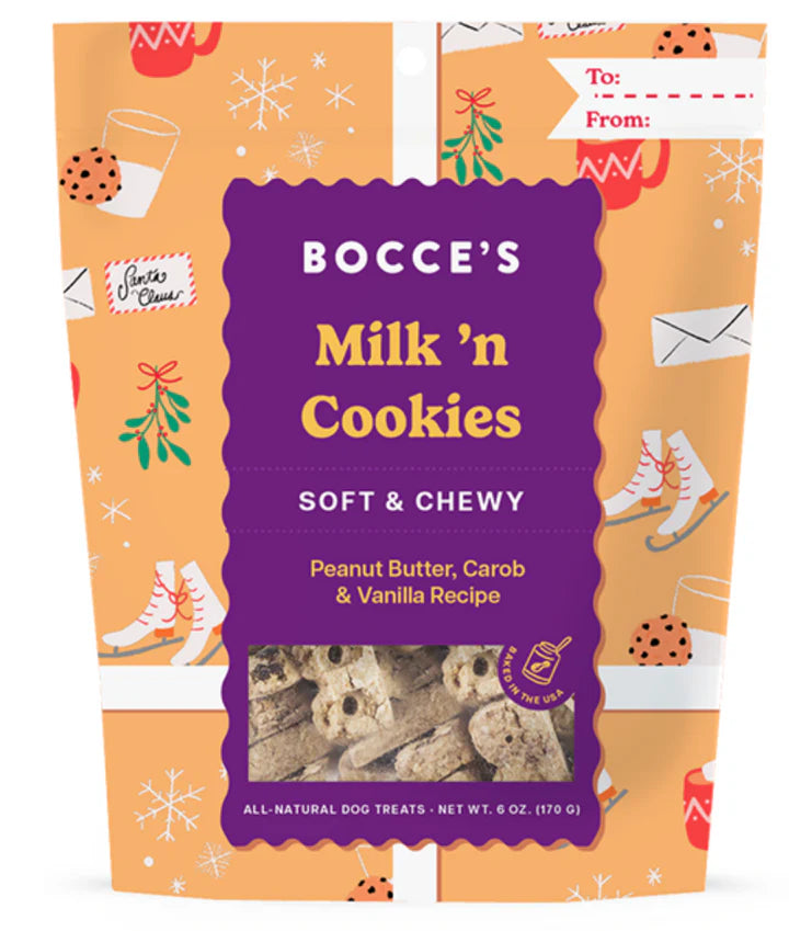 Bocce's Bakery Christmas Milk 'n Cookies CLEARANCE FINAL SALE