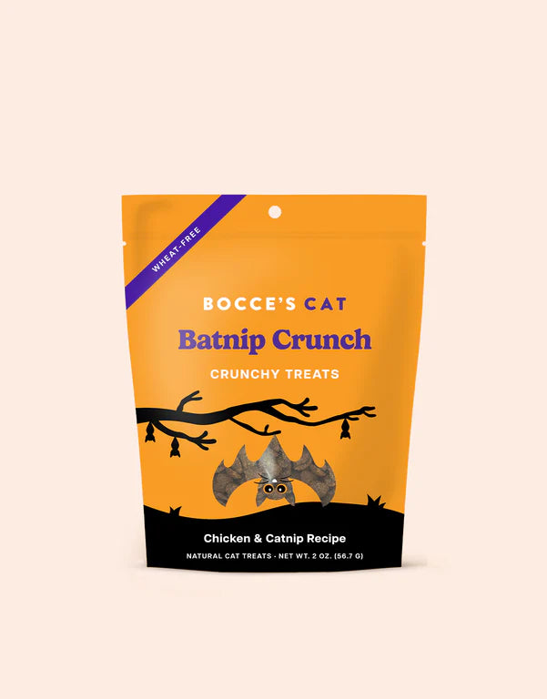 Bocce's Bakery Cat Halloween Batnip Crunch