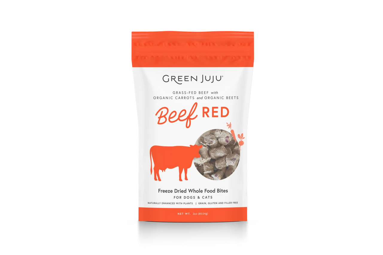 Green Juju Beef Red Freeze Dried Whole Food Bites