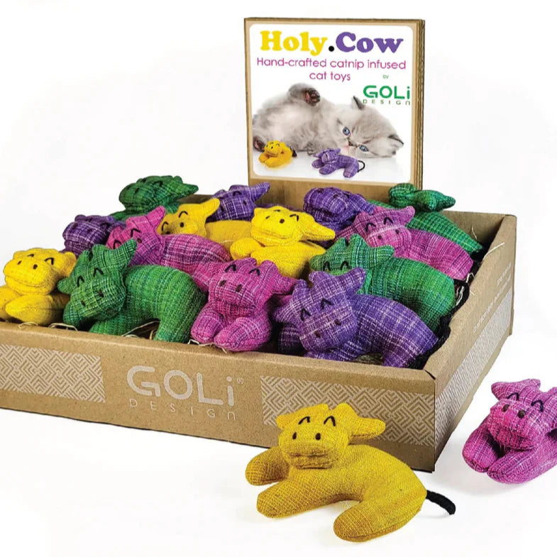 Goli Design Holy Cow Catnip Infused Cat Toy