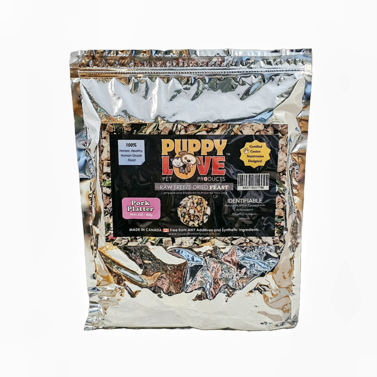 Puppy Love Freeze Dried Feast Pork Platter