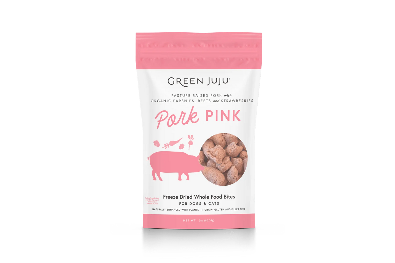 Green Juju Pork Pink Freeze Dried Whole Food Bites