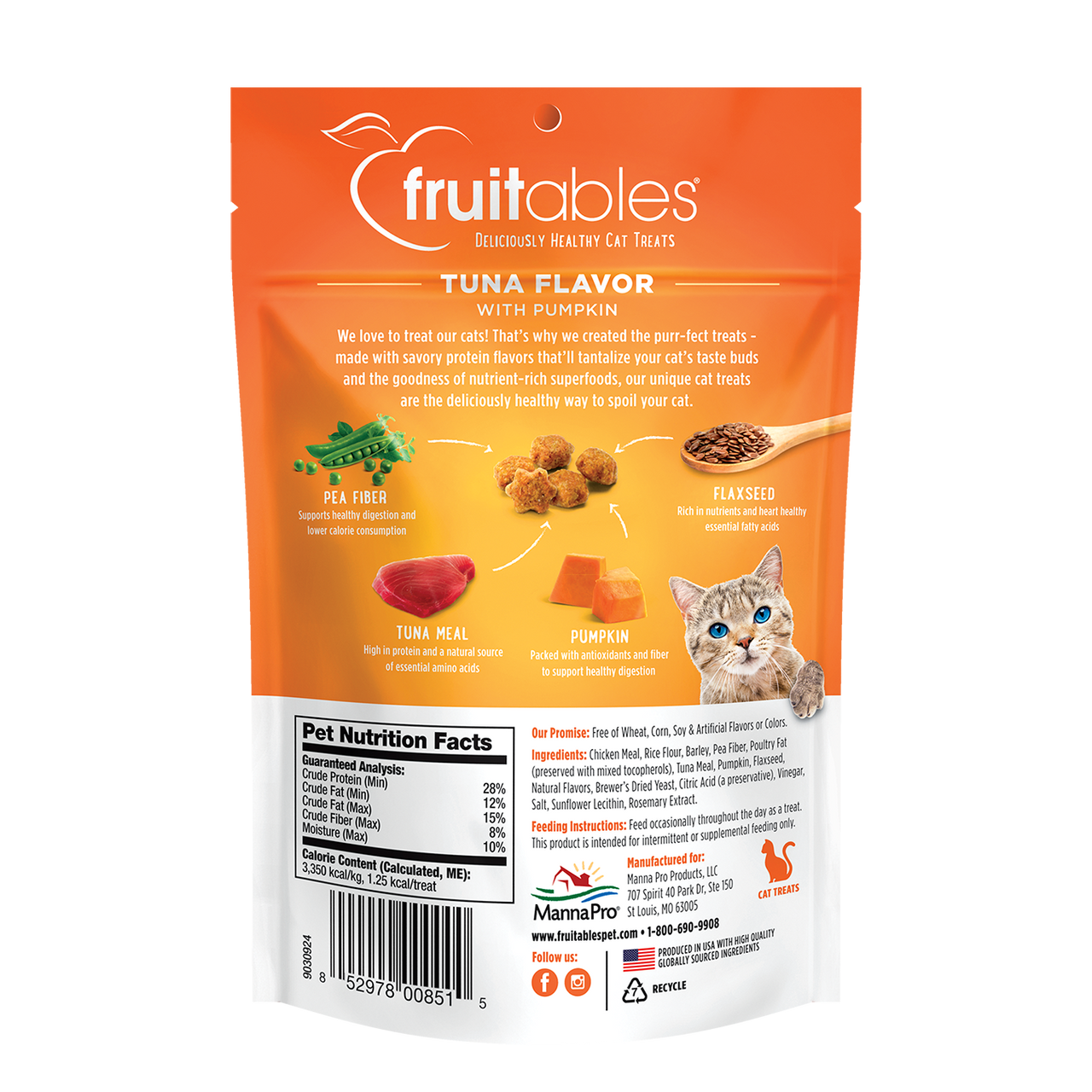 Fruitables Tuna & Pumpkin Cat Treats