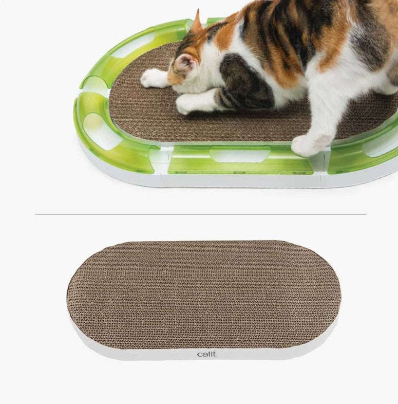 Catit Senses 2.0 Oval Circuit Scratcher Toy