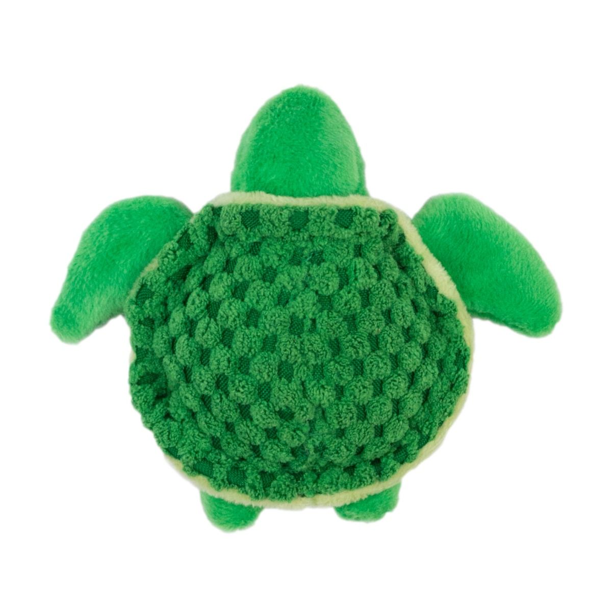 Tall Tails Dog Toy Plush Turtle Squeaker