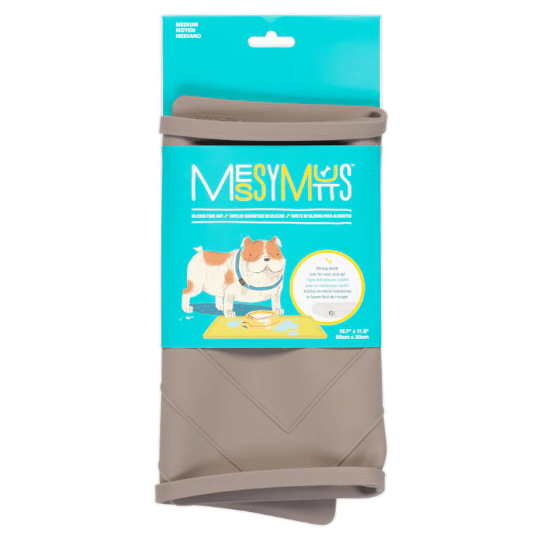 Messy Mutts Silicone Mat with Metal Rods