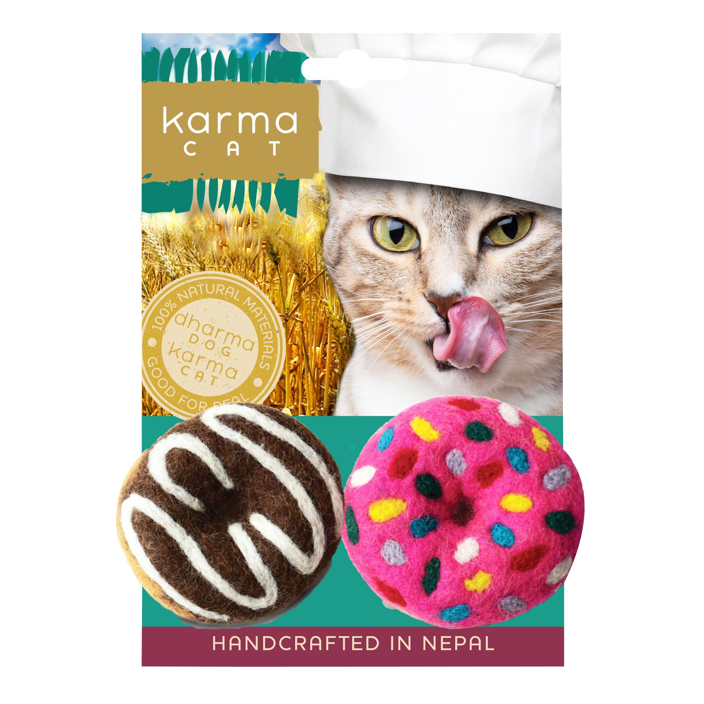 Donut cat toy best sale