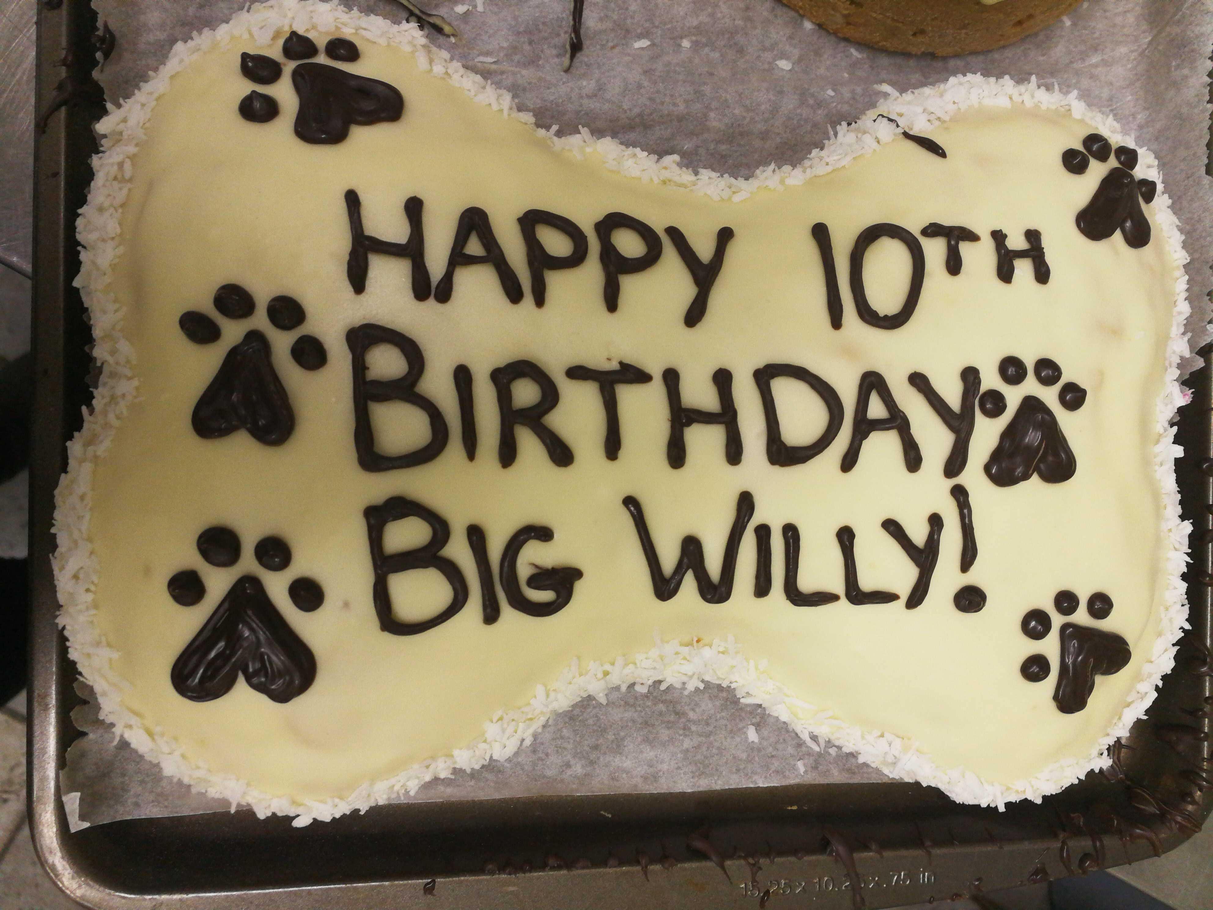 Dog bone birthday outlet cake