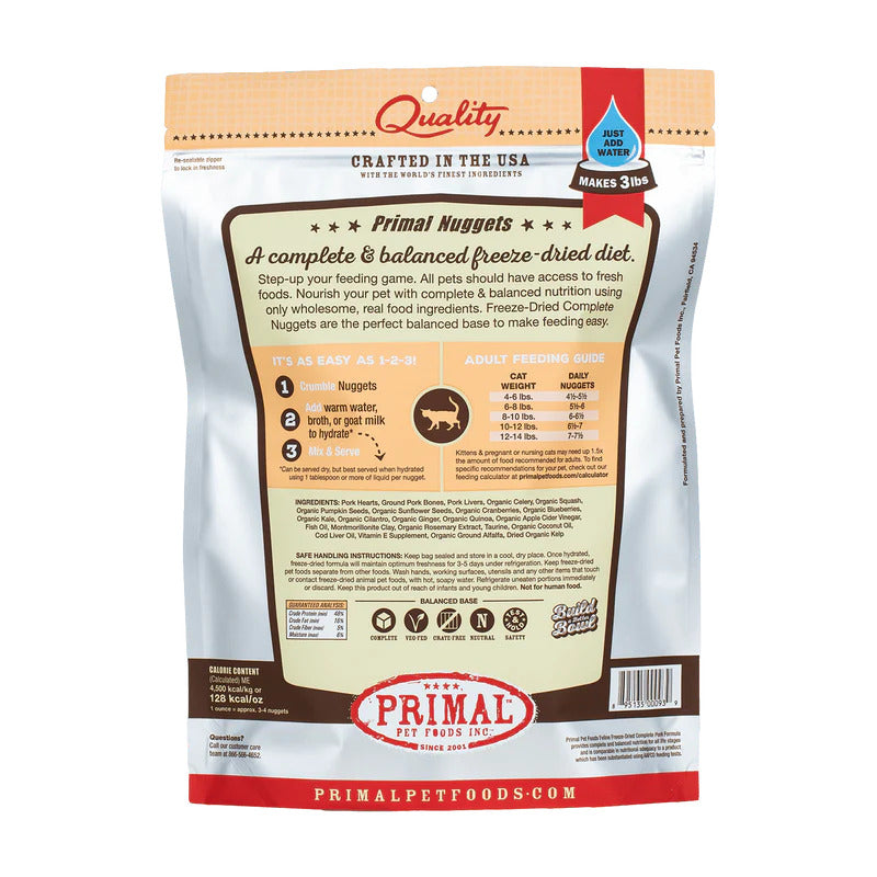 Primal freeze dried nuggets best sale for cats