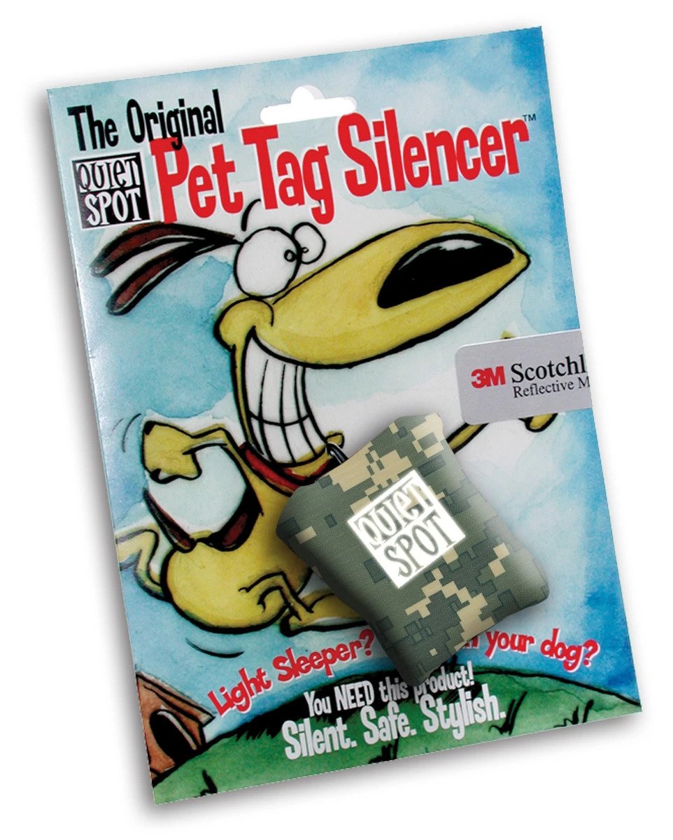 Freeze tag clearance pet tag silencer