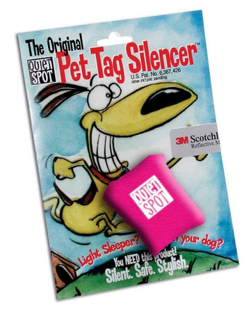 Quiet Spot Pet Tag Silencer Green