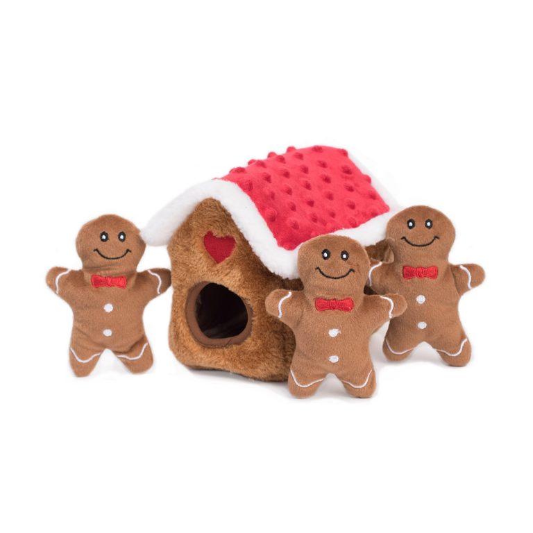 Zippy Paws Holiday Zippy Burrow Gingerbread House (6074938491053)